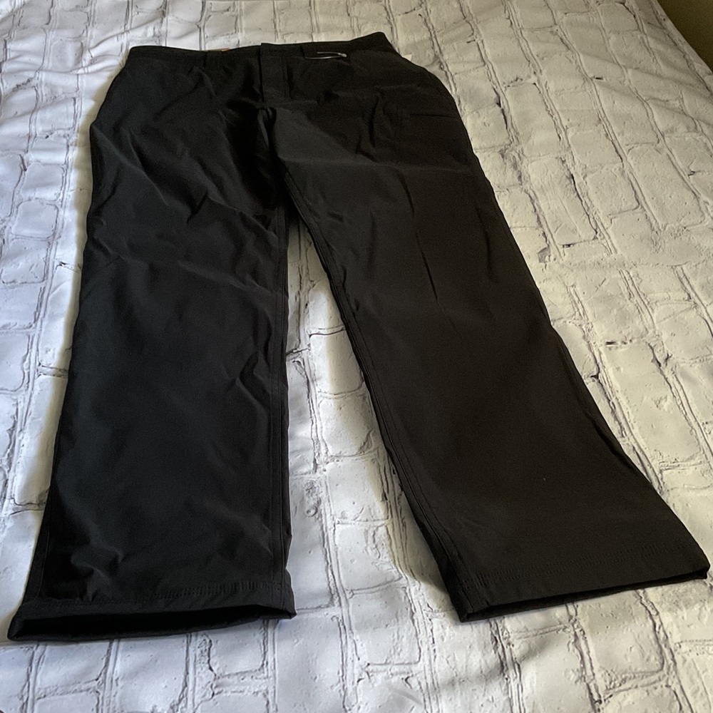 NWT Size 4 Eddie Bauer Woman’s Classic Black Warm Flannel Lined Pants